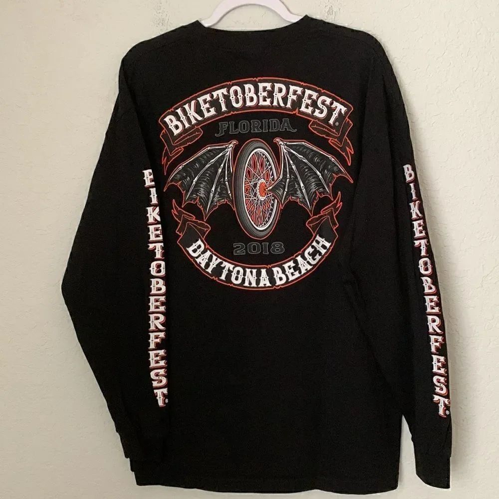 Hot Leather Cotton Biketoberfest Daytona 2018 Size XL